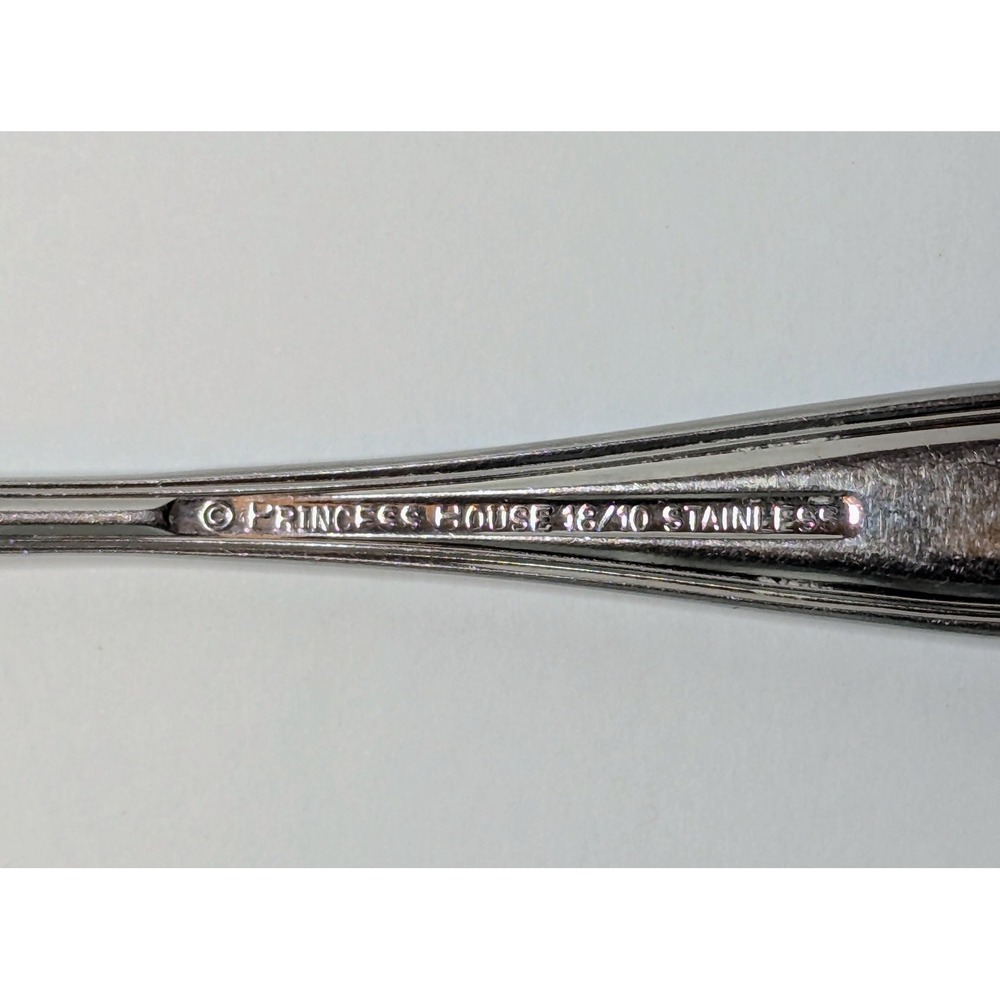 Princess House BARRINGTON Salad Fork 18/10 Stainless Flatware 7" Replacement EUC - Picture 3 of 5